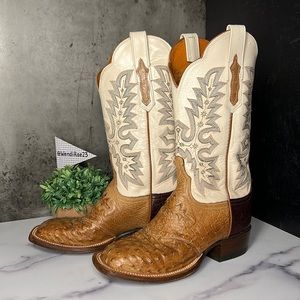 Lucchese 1883 ostrich leather western women’s boots size 7